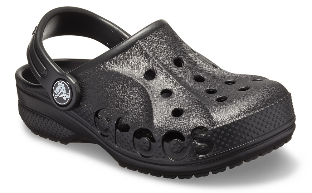 CROCS �L�b�Y �o�� �N���b�O�i�u���b�N�E�T�C�Y�FC12(18.5cm)�j �N���b�N�X 207013-001-C12