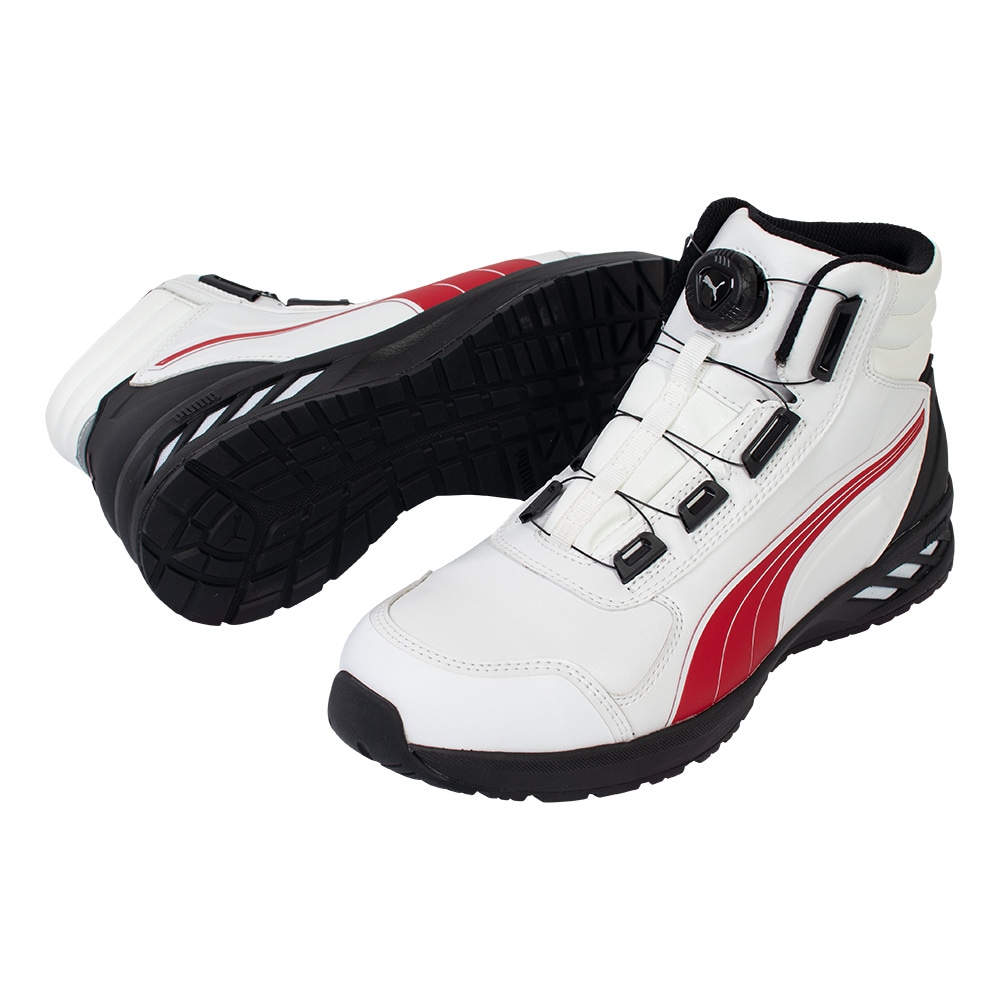 v[} JAPAN ATHLETIC RIDER 2.0 DISC MID zCg×bh 26.0cm JSAAKi A PUMA SAFETY 63.359.0-WH/RED-26.0
