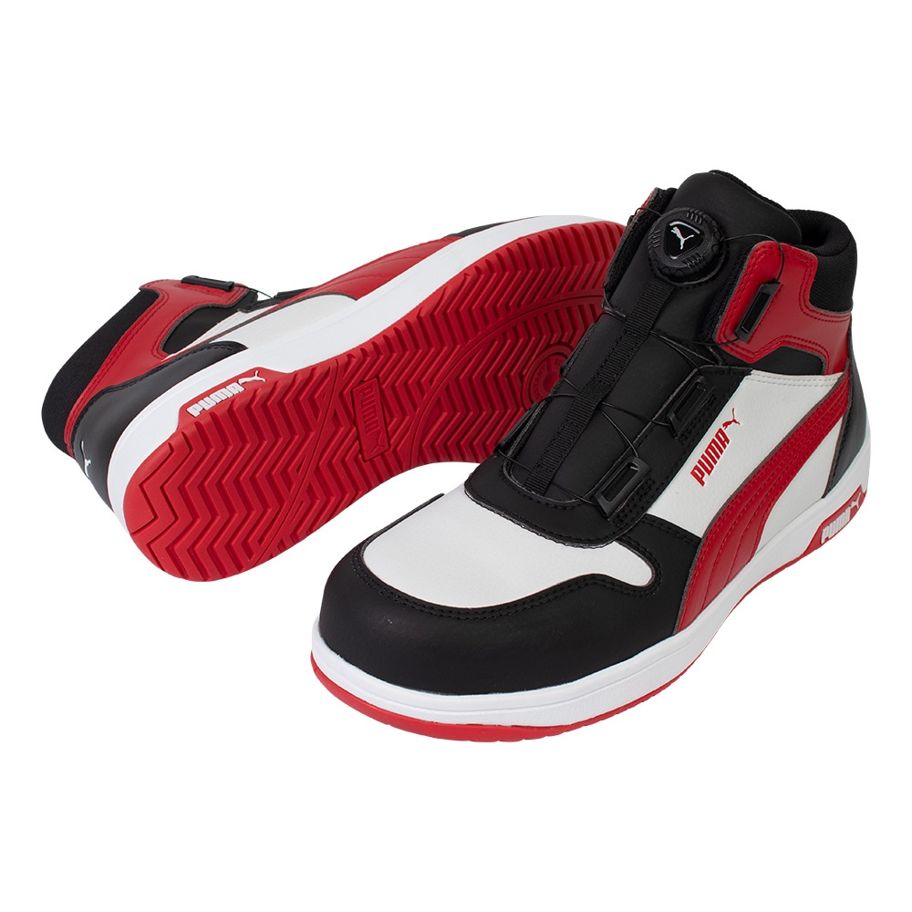 v[} HERITAGE FRONTCOURT DISC MID ubN×zCg×bh 26.0cm JSAAKi A PUMA SAFETY 63.212.0-BK/WH-26.0