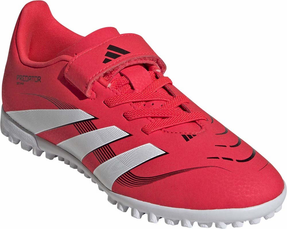 AfB_X LbYEWjA TbJ[ g[jOV[Y LbY vf^[ CLUB TF HL / ^[tp(Lucid Red/Cloud White/Core BlackETCYF17.0cm) adidas Predator Club TF HL Kids ADJ-ID3809-170