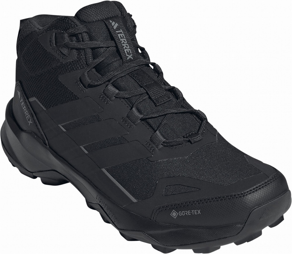 �A�f�B�_�X �����Y �e���b�N�X �X�J�C�`�F�C�T�[ AX5 �~�b�h GORE-TEX �n�C�L���O / Terrex Skychaser AX5 Mid GORE-TEX Hiking Shoes�i�R�A�u���b�N/�R�A�u���b�N/�J�[�{���E�T�C�Y�F300�j adidas ADJ-JQ2207-300