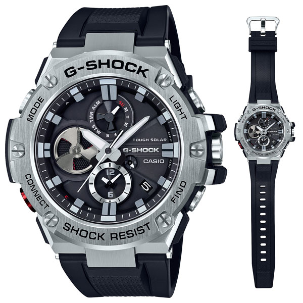 JVI yKizG-SHOCK(W[VbN) G-STEEL Bluetooth GVbN@Y^Cv GST-B100-1AJF