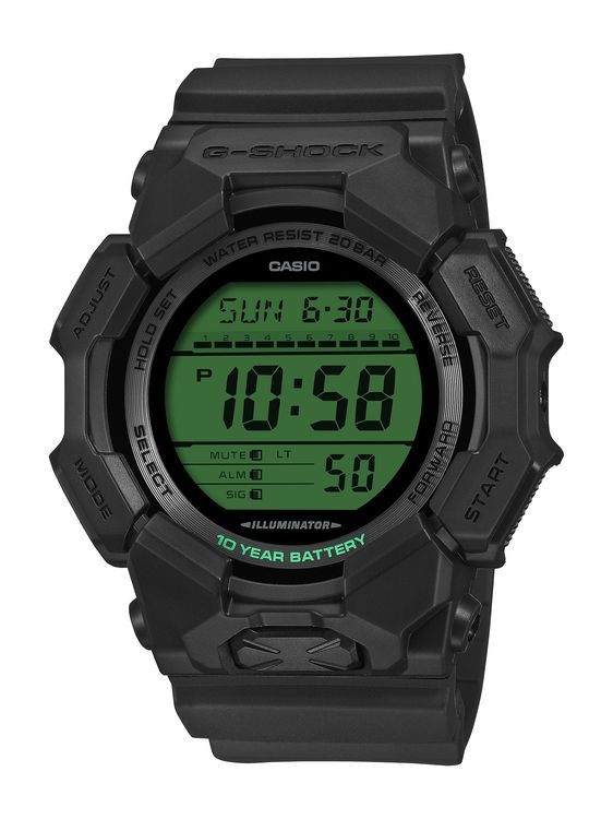 �J�V�I �y�������K�i�zG-SHOCK�i�W�[�V���b�N�j�@BLACK AND ELECTRO GREEN �N�I�[�c�@�����Y�^�C�v GD-010BEG-1JF