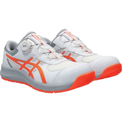 asics オレンジ 安全靴ベルクロ新品 安全靴 アシックス asics スニーカー ウィンジョブ CP112｜作業