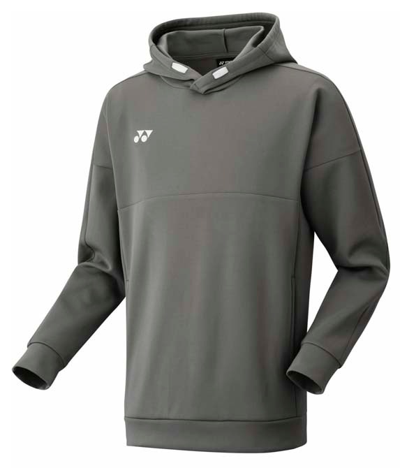 YONEX ダークグレー フード付きジャケット L w-w-m_90089