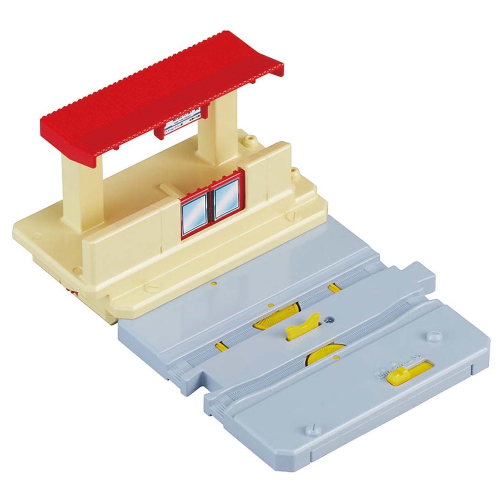 Takara Tomy - タカラトミー(TAKARA TOMY) プラレール　夢の台駅 5周年！トミカと遊ぼう！くるぞわたるぞ！カンカン踏切DXセット