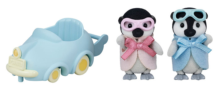 エポック社 シルバニアファミリー ペンギン赤ちゃんのなかよしカートセット DF-23 (着せ替え人形) 価格比較 - 価格.com
