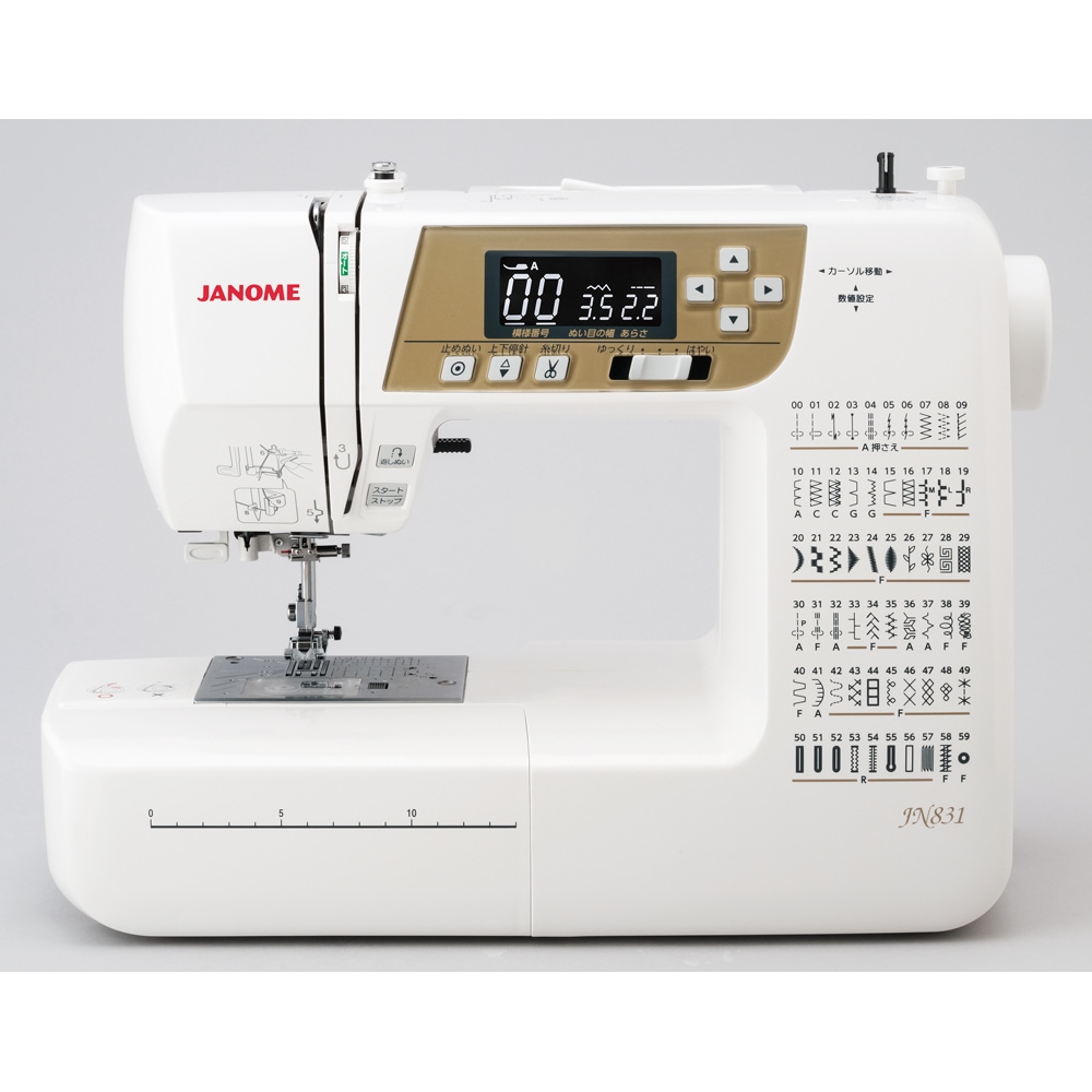 JANOME JN831 WHITE蛇の目ミシン工業