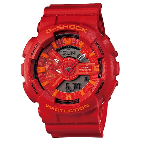 JVI yKizG-SHOCK(W[VbN) Blue and Red Series GVbN@fWAiv GA-110AC-4AJF