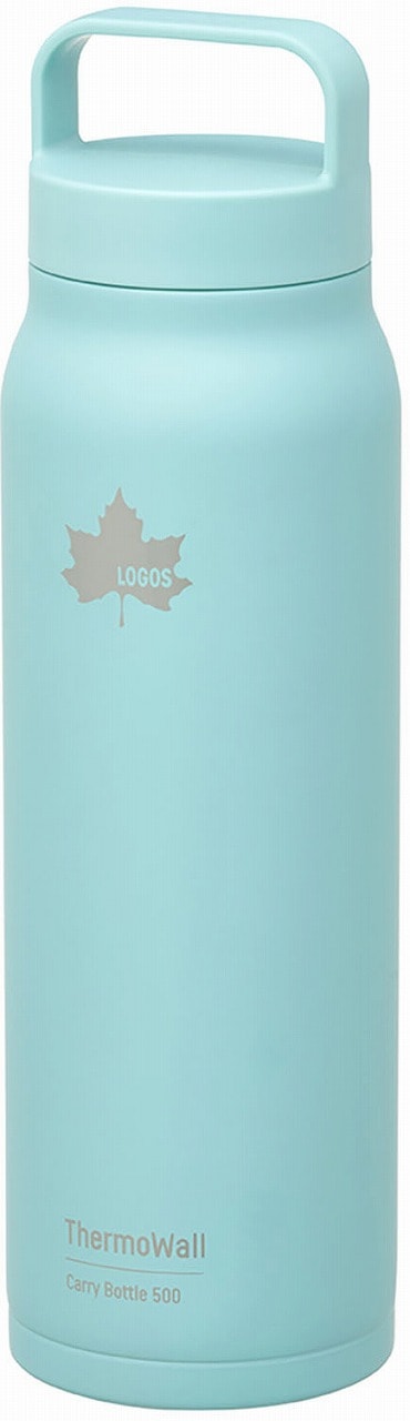 ���S�X ThermoWall �^��f�M �L�����[�{�g���i�A�b�V���u���[�E�e�ʁF500ml�j LOGOS No.81286073
