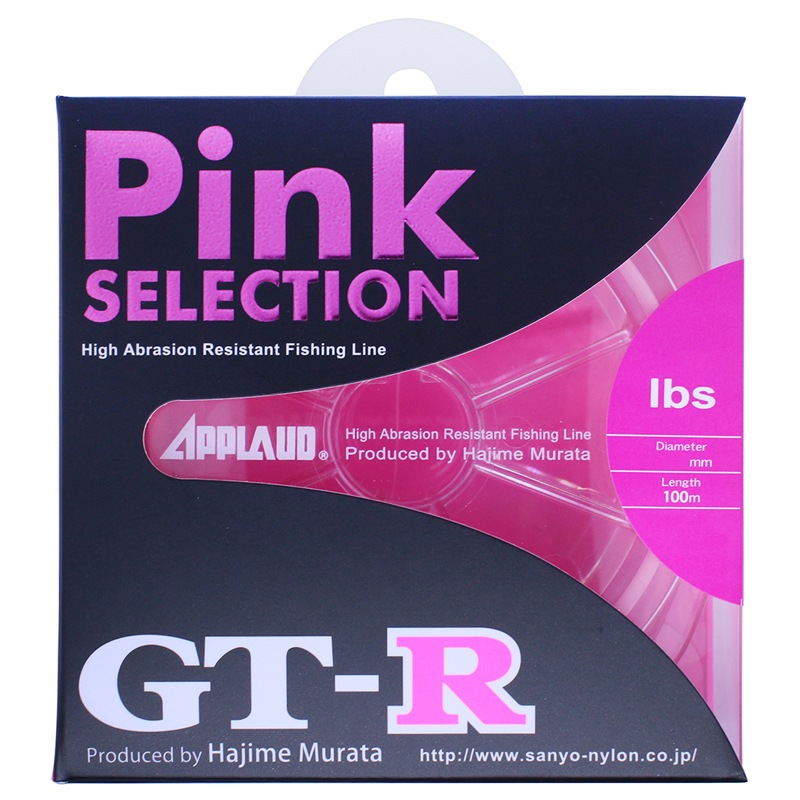T[iC GT-R sNZNV 100m X[p[sN(4/16lb.test) APPLAUD PINK-SELECTION iCC GT-R sNZNV 100m(4SE/16lb)